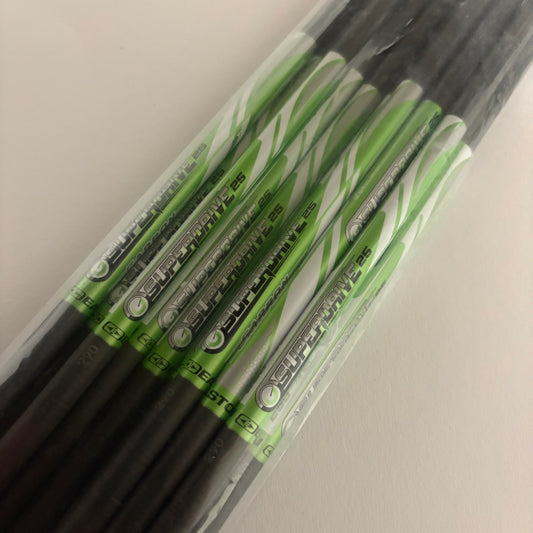 Easton Superdrive 25 Carbon Arrow Shafts Including Points - NEW