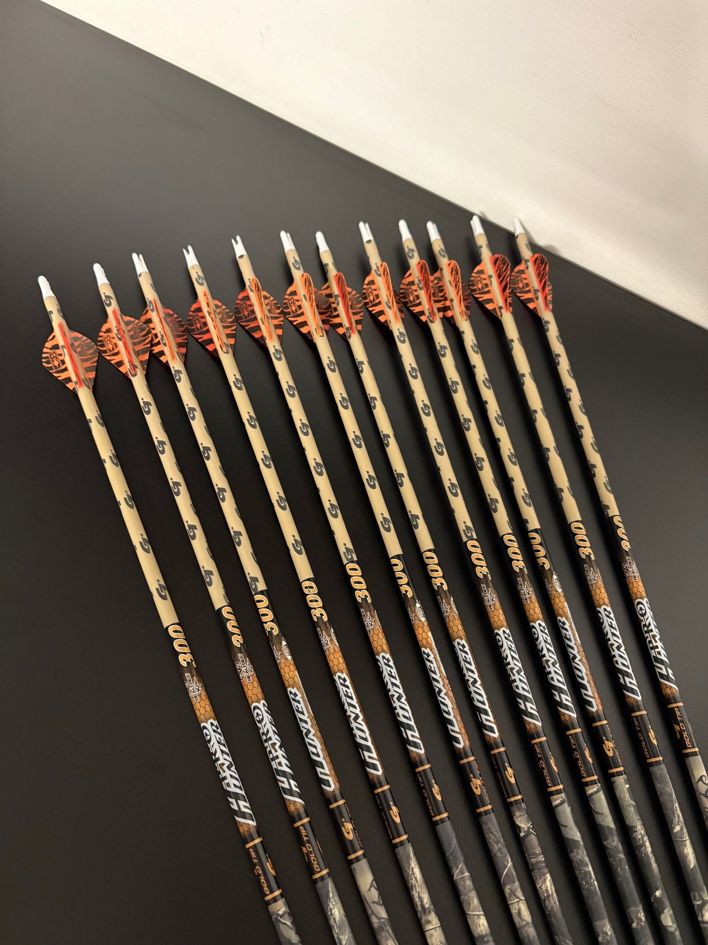 Gold Tip Hunter Pro .246 Carbon Arrows 12 pcs / Spine 300 / 32 inch - NEW