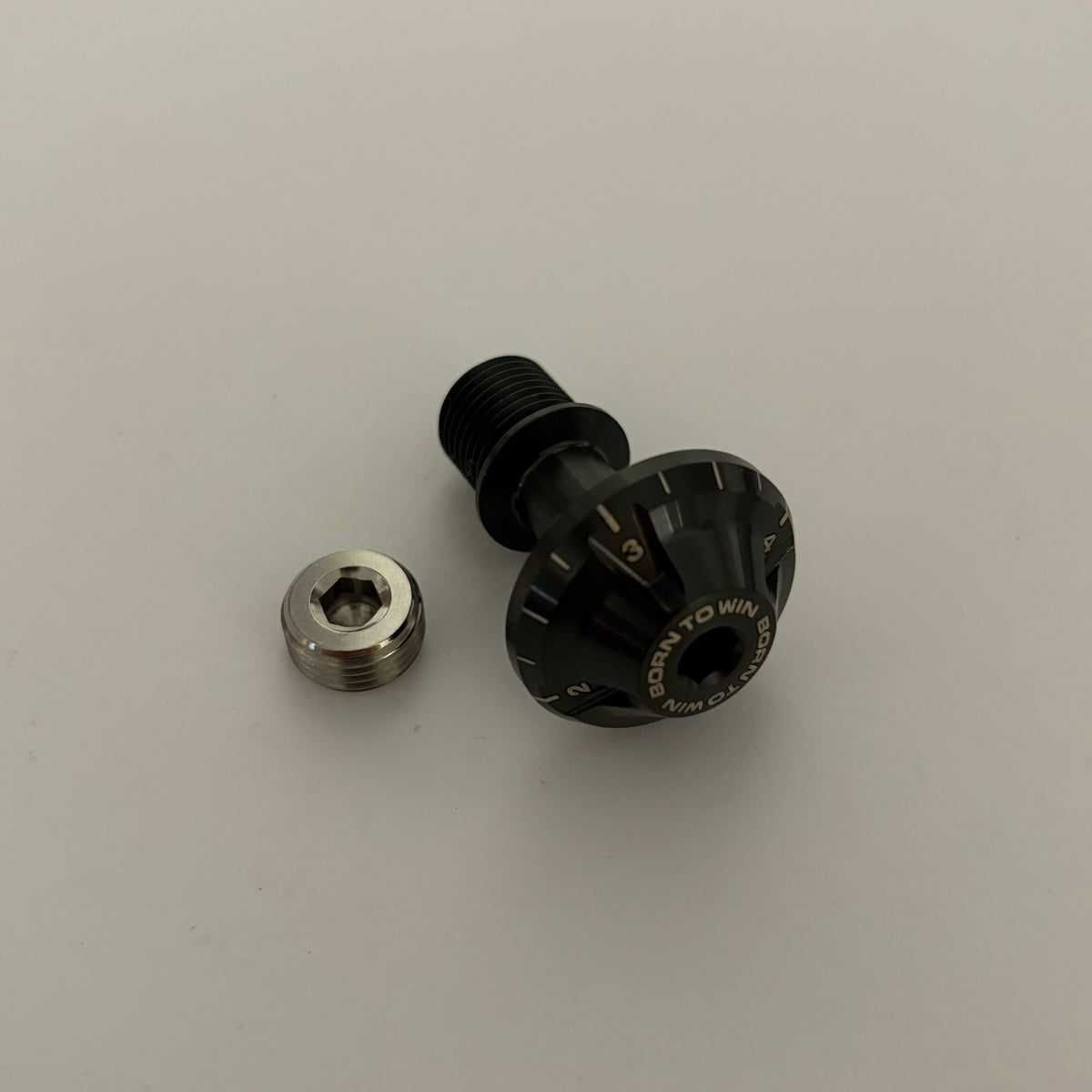 W&W Wiawis EZ Tiller Adjustment Bolt Stainless Steel Black - NEW (#GR140)