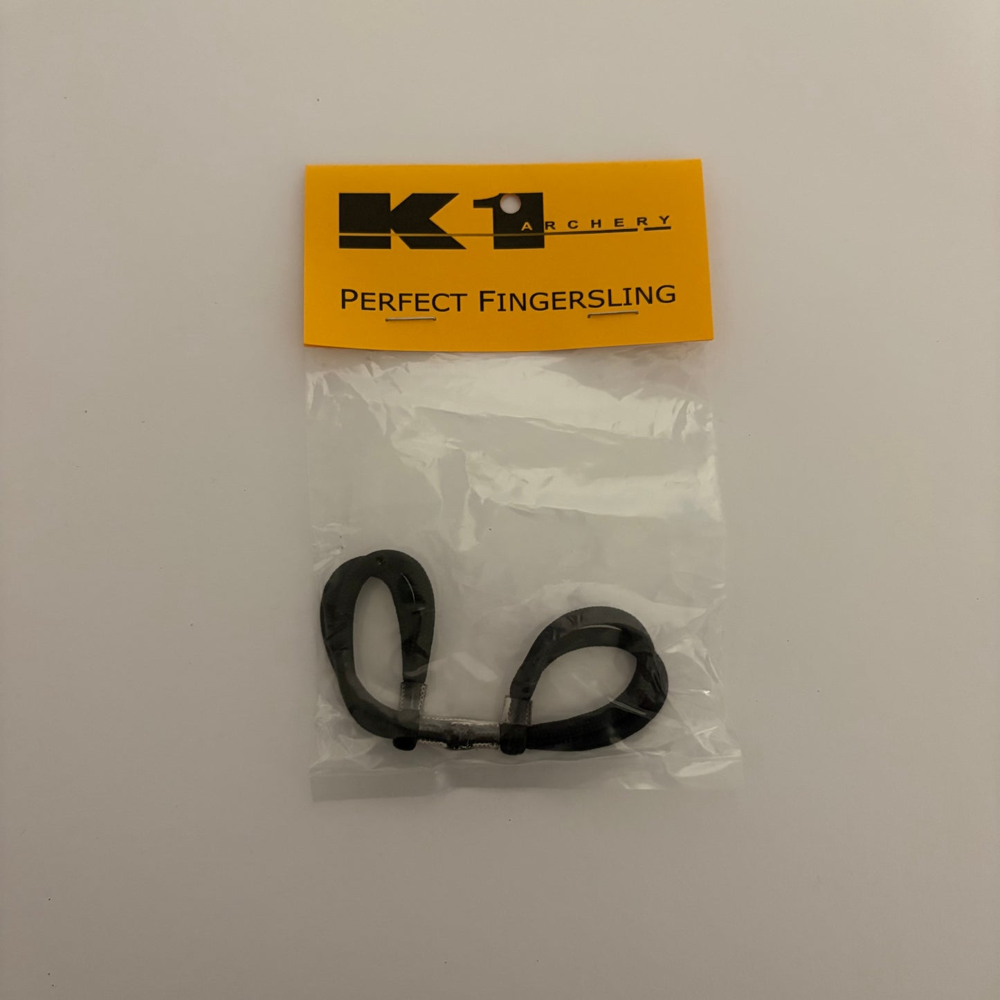 K1 Archery Finger Sling Black Medium - NEW