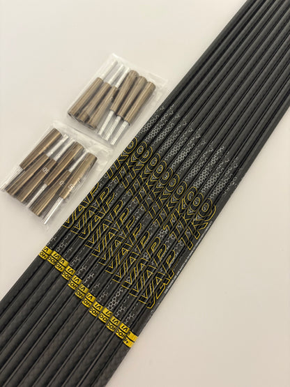Victory VAP .166 TKO Carbon Arrows 12 pcs / Spine 350 / 31 inch - NEW