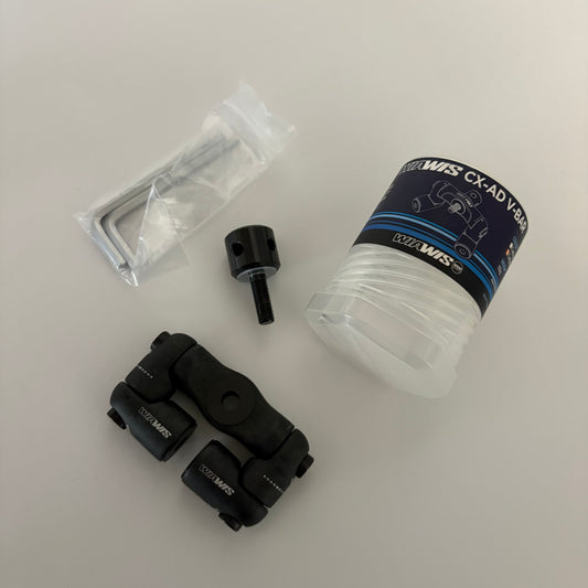 W&W Wiawis V-bar CX-AD Adjustable Matt Black - NEW (#581)