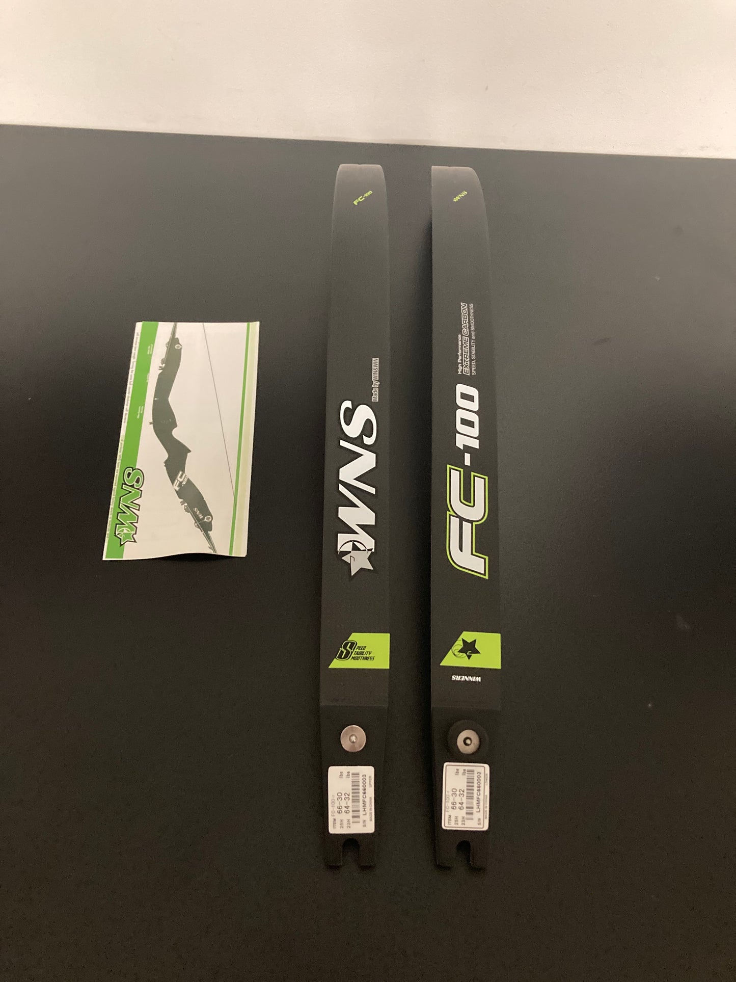 WNS FC-100 Alpha Limbs ILF 66-30 lbs - NEW (#25)