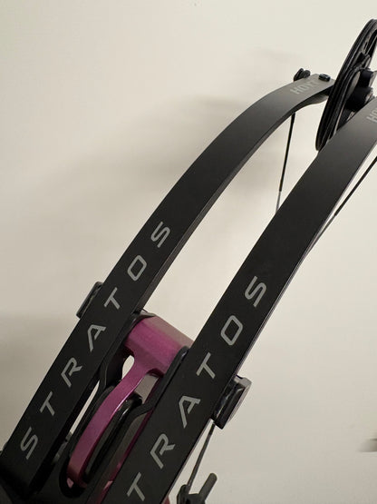 Hoyt Stratos 36 Compound Bow LH Stardust Purple SVX #1 50-60 lbs - NEW