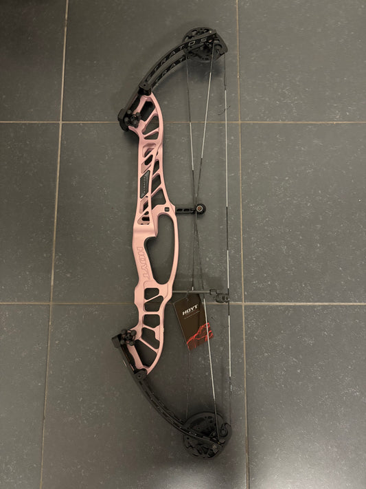 Hoyt Stratos 36 Compound Bow RH Champagne Pink HBT #2 40-50 lbs - NEW
