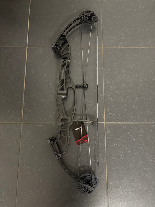 Hoyt Stratos 36 Compound Bow RH Black Ink HBT #2 40-50 lbs - NEW