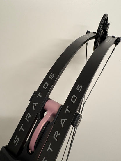 Hoyt Stratos 40 Compound Bow LH Champagne Pink SVX #2 50-60 lbs - NEW