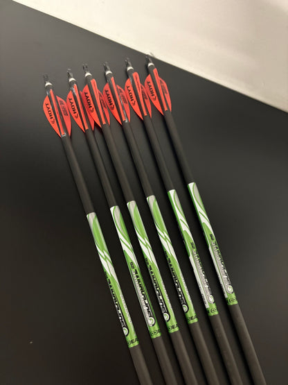 Easton Superdrive 25 Carbon Arrow Shafts 6 pcs / Spine 290 / 29 inch - Show Model
