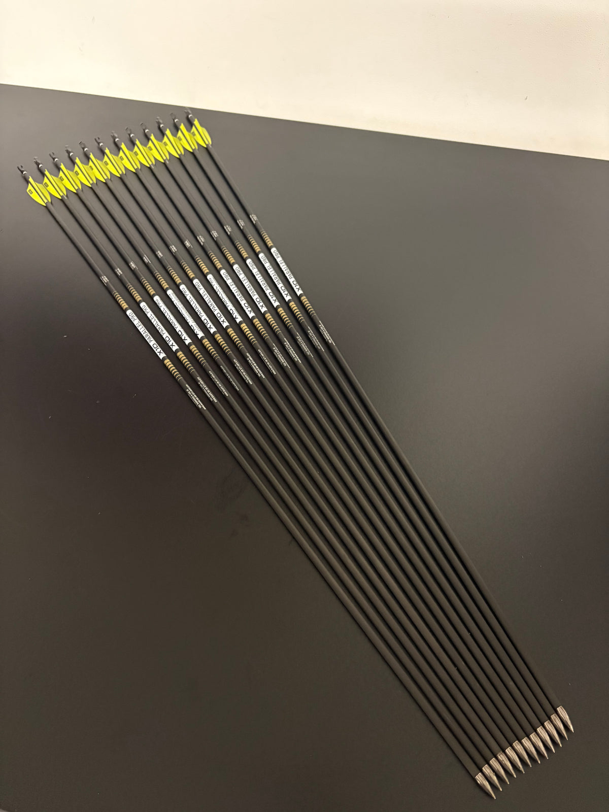 Easton X10 Parallel Pro 4MM Carbon Arrow Set 12 pcs / Spine 420 / 30 inch - Used