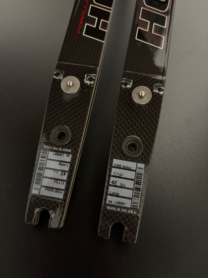 Hoyt Velos Formula Limbs Bamboo 70-42 lbs - Used (#384)
