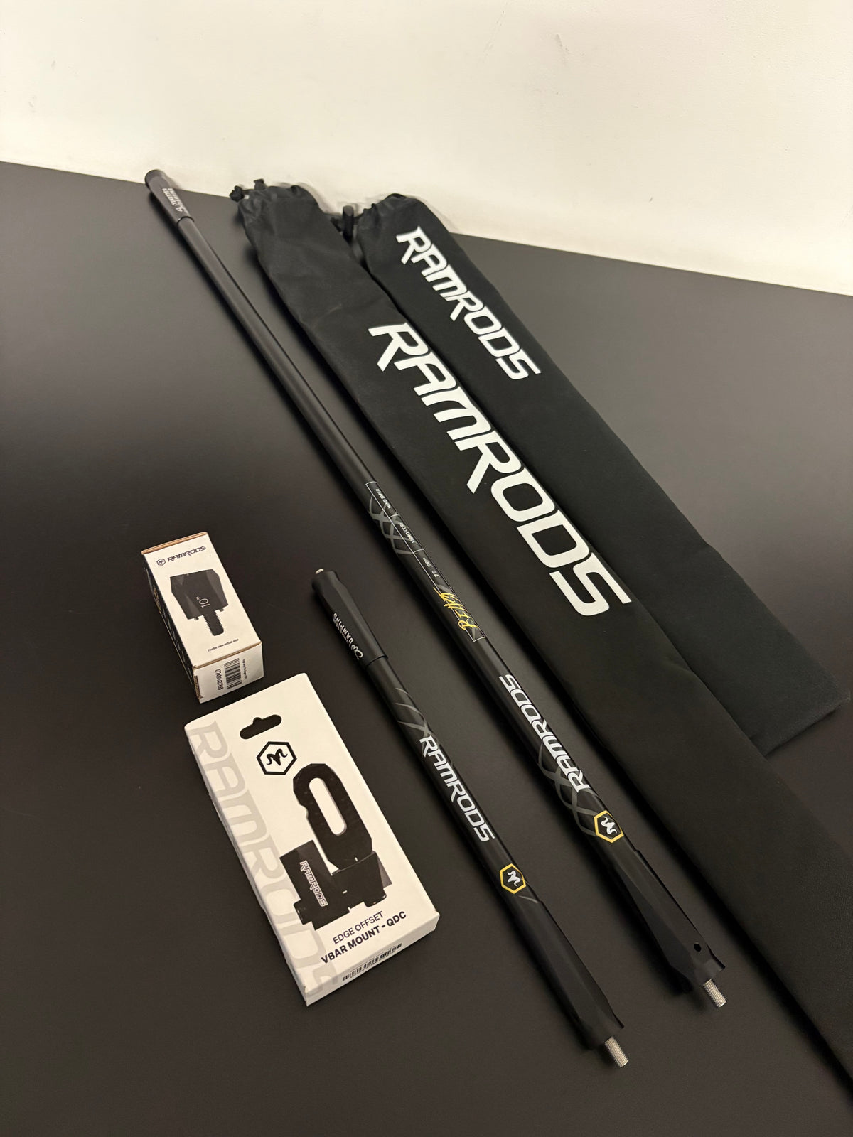 Ramrods Beast Tungsten Damping Stabilizer Set 30+12 inch Incl. Offset Mount - NEW (#275)