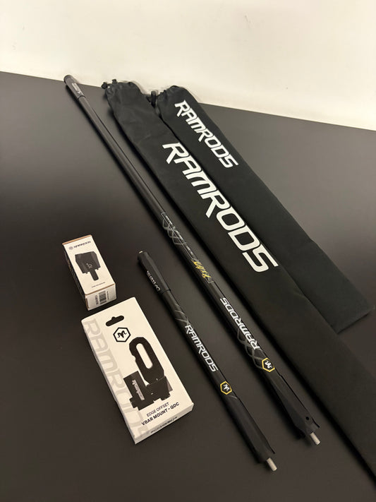 Ramrods Beast Tungsten Damping Stabilizer Set 30+12 inch Incl. Offset Mount - NEW (#275)