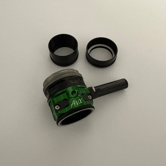 Axcel AVX31 Compound Scope RH Green 4x Doc's Choice Lens - Used (#R159)