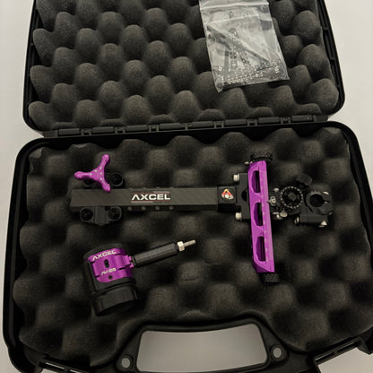 Axcel Achieve XP Compound Sight RH Purple 6'' Incl. AV25 Scope - Used