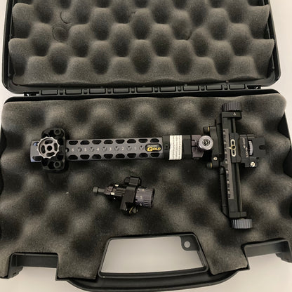 Black Gold Competition 2A Compound Sight RH Black/Platinum 6 inch - Show Model