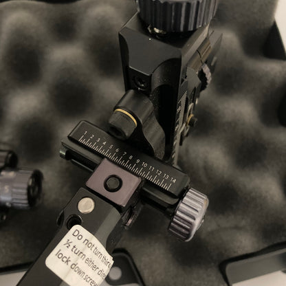 Black Gold Competition 2A Compound Sight RH Black/Platinum 6 inch - Show Model