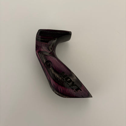 Hoyt High Wrist Recurve Grip Wood LH Purple - NEW (#390)