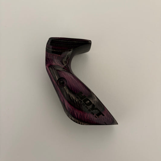 Hoyt High Wrist Recurve Grip Wood LH Purple - NEW (#390)