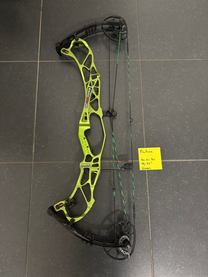Hoyt ProForce Compound Bow RH Rally Green ZT Hyper #3 40-50 lbs - Used