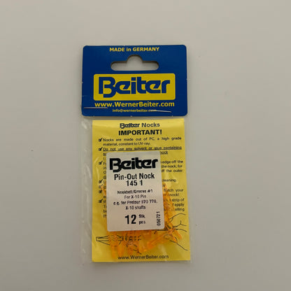 Beiter Pin-Out X10 145/1 Recurve Nock (CHOOSE COLOR) - NEW