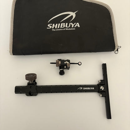 Shibuya Dual Click Recurve Sight RH Black - Used (#OB143)