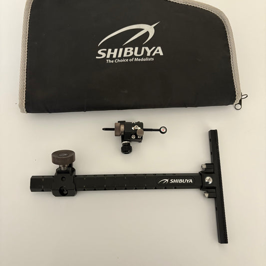Shibuya Dual Click Recurve Sight RH Black - Used (#OB143)