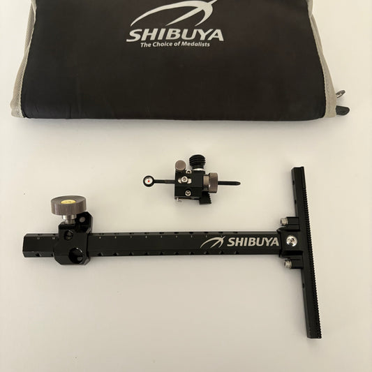 Shibuya Dual Click Recurve Sight RH Black - Used (#OB144)