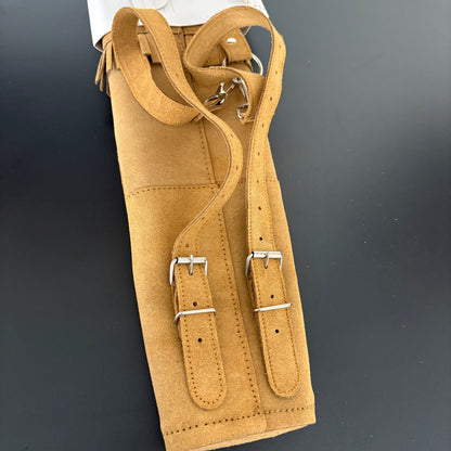 White Feather Traditional Back Quiver Water Brown - NEW