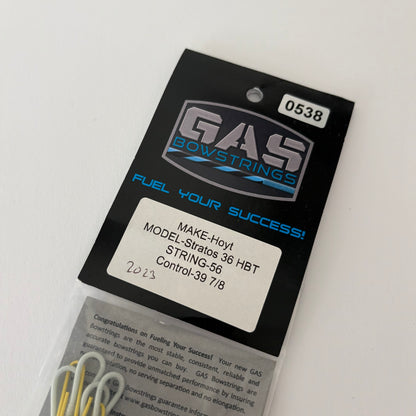 GAS Bowstrings Hoyt Stratos 36 HBT #1 Full Set Ghost XV - NEW (#538)