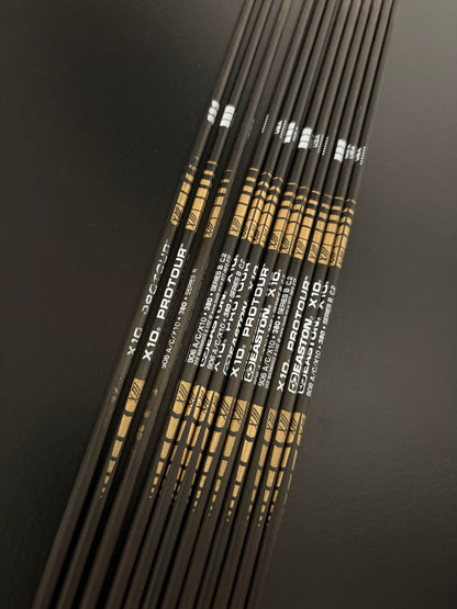 Easton X10 Protour Arrow Shafts 12 pcs / Spine 380 / 27 (1/8) inch - Used