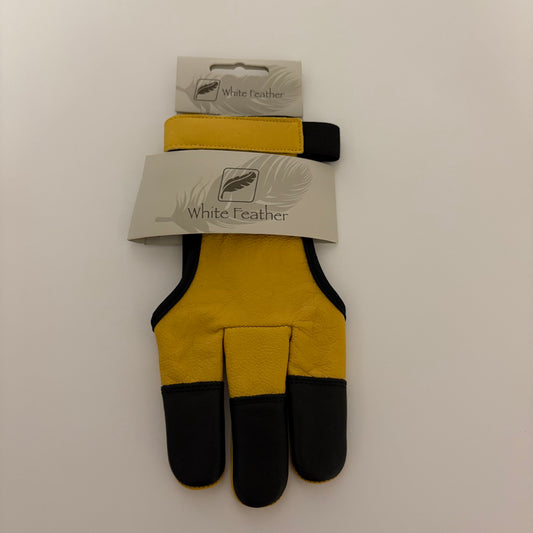 White Feather Shooting Glove Moon S/M/L - NEW (#548-550)