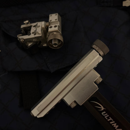 Shibuya Ultima CPX II Compound Sight RH Silver 400-6 inch - Used (#OB81)