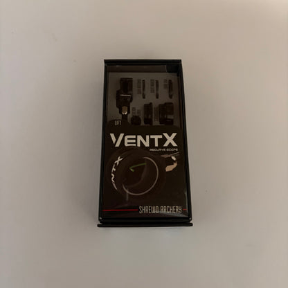 Shrewd VentX Recurve Sight Pin Scope Black - Show Model (#B112)