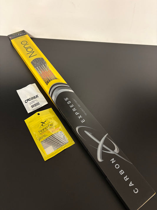 Carbon Express Nano Pro Xtreme Carbon Arrow Shafts Incl. Points Spine 450 - NEW (1.1)