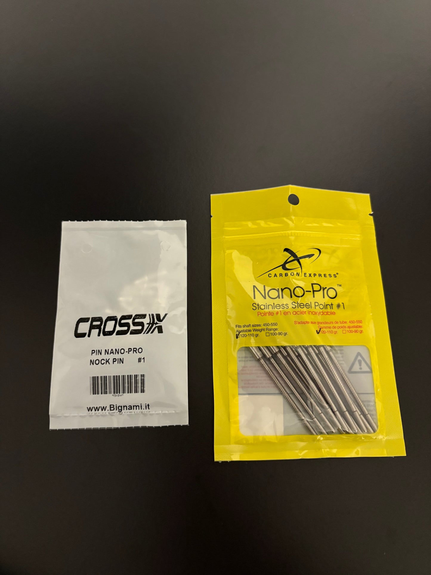 Carbon Express Nano Pro Xtreme Carbon Arrow Shafts Incl. Points Spine 500 - NEW (1.1)