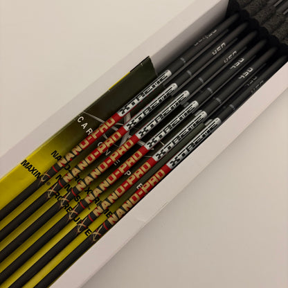 Carbon Express Nano Pro Xtreme Carbon Arrow Shafts Incl. Points Spine 450 - NEW (1.1)