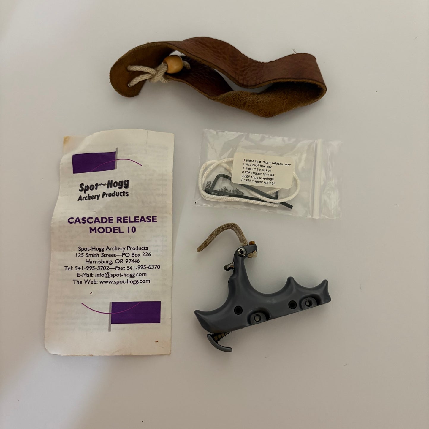 Spot Hogg Cascade 10 Trigger Relaxation Release Grey - Used (#442)