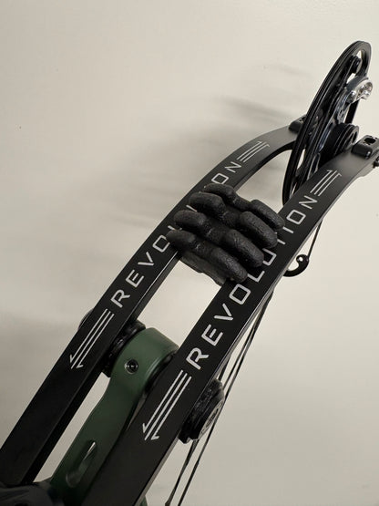 Mybo Revolution 37 Compound Bow LH Forest Green 50-60 R-cam - Used