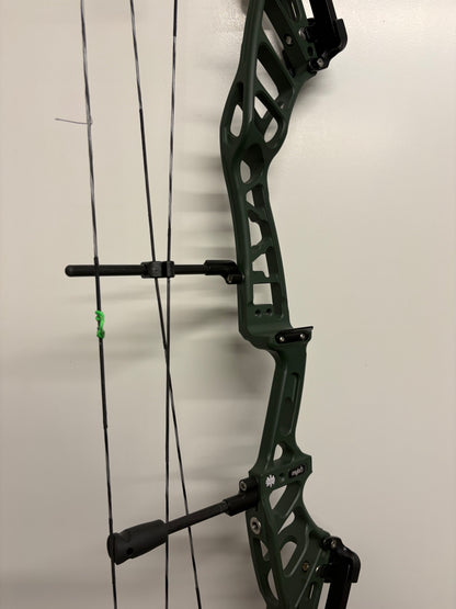 Mybo Revolution 37 Compound Bow LH Forest Green 50-60 R-cam - Used