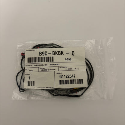 G5 Prime Black 9 Cable Set Incl. Yokes Black - NEW (#395)