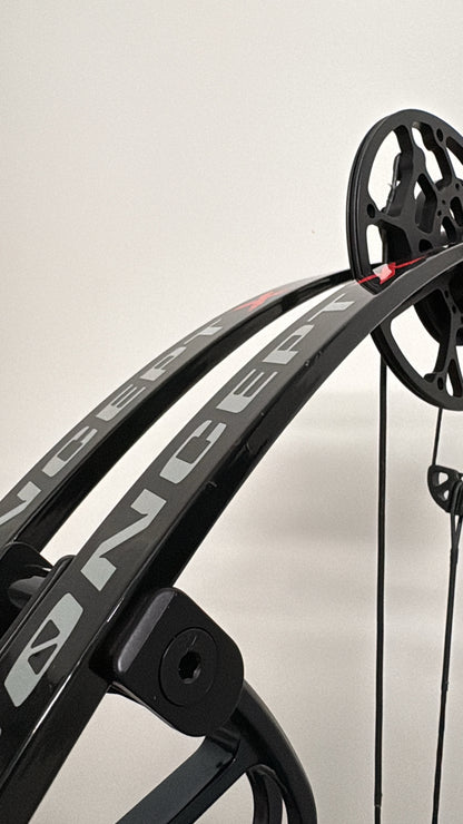 Hoyt Concept X 37 Compound Bow RH 50-60 lbs CDM Blue On Black - Used