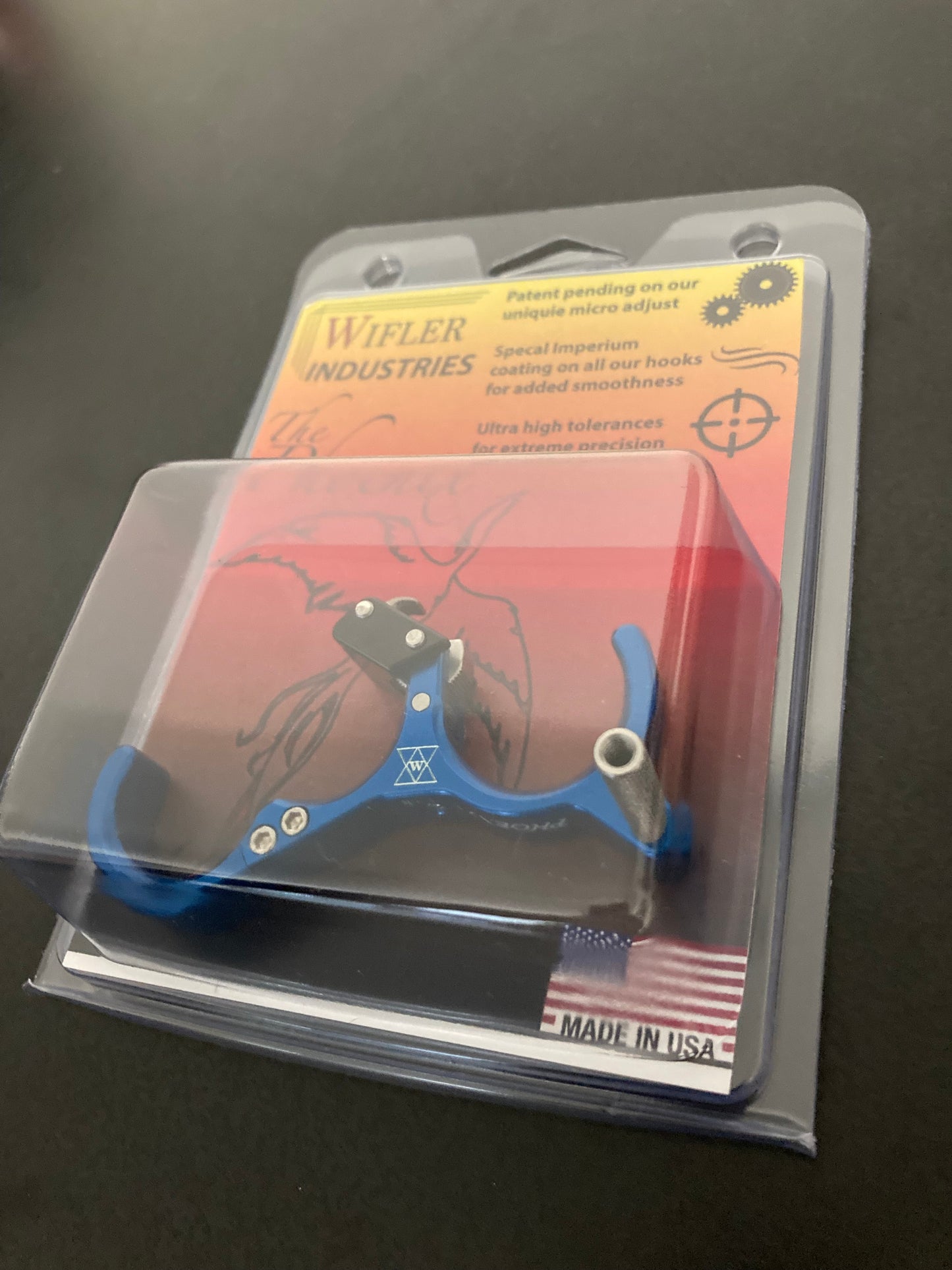 Wifler Industries Phoenix Hinge Release 3-finger MULTIPLE COLOURS - Show Model