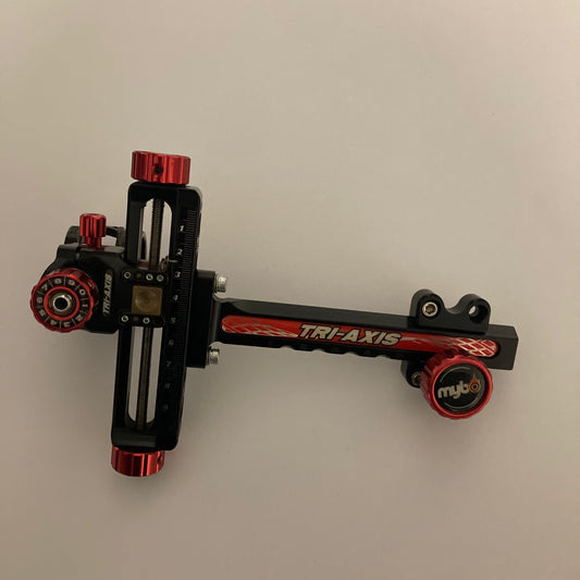 Mybo Tri Axis Compound Sight LH Red/Black 6 inch With Scope - Used