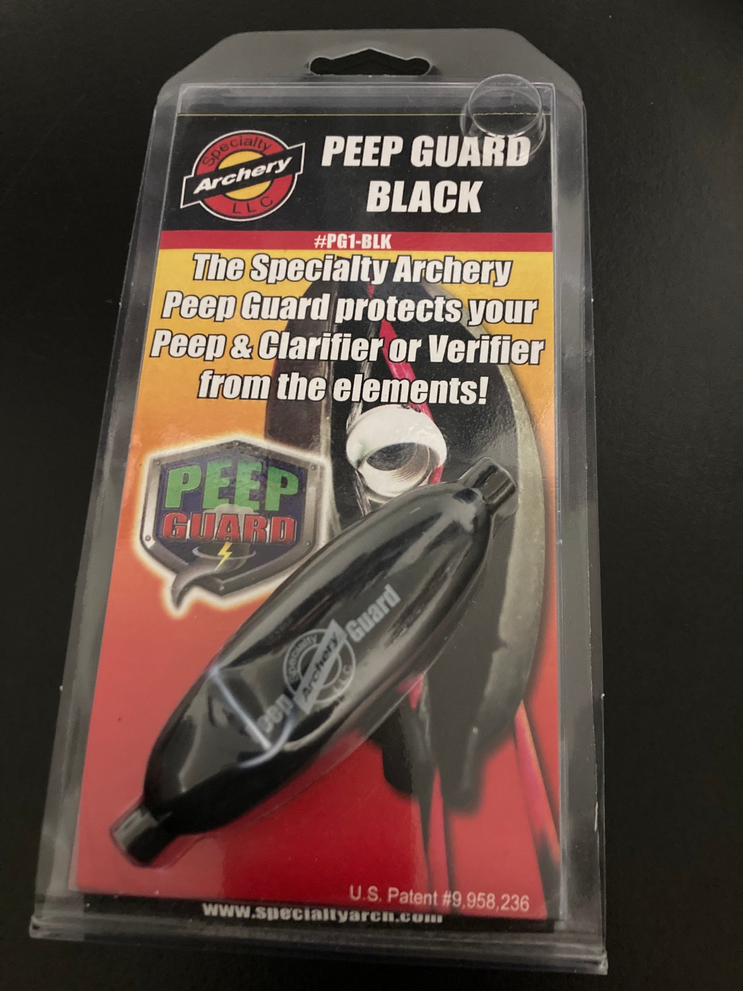 Specialty Archery Peep Guard Black NEW