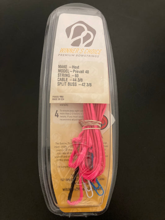 Winner's Choice Hoyt Prevail 40 SVX#2 Pink String Set NEW